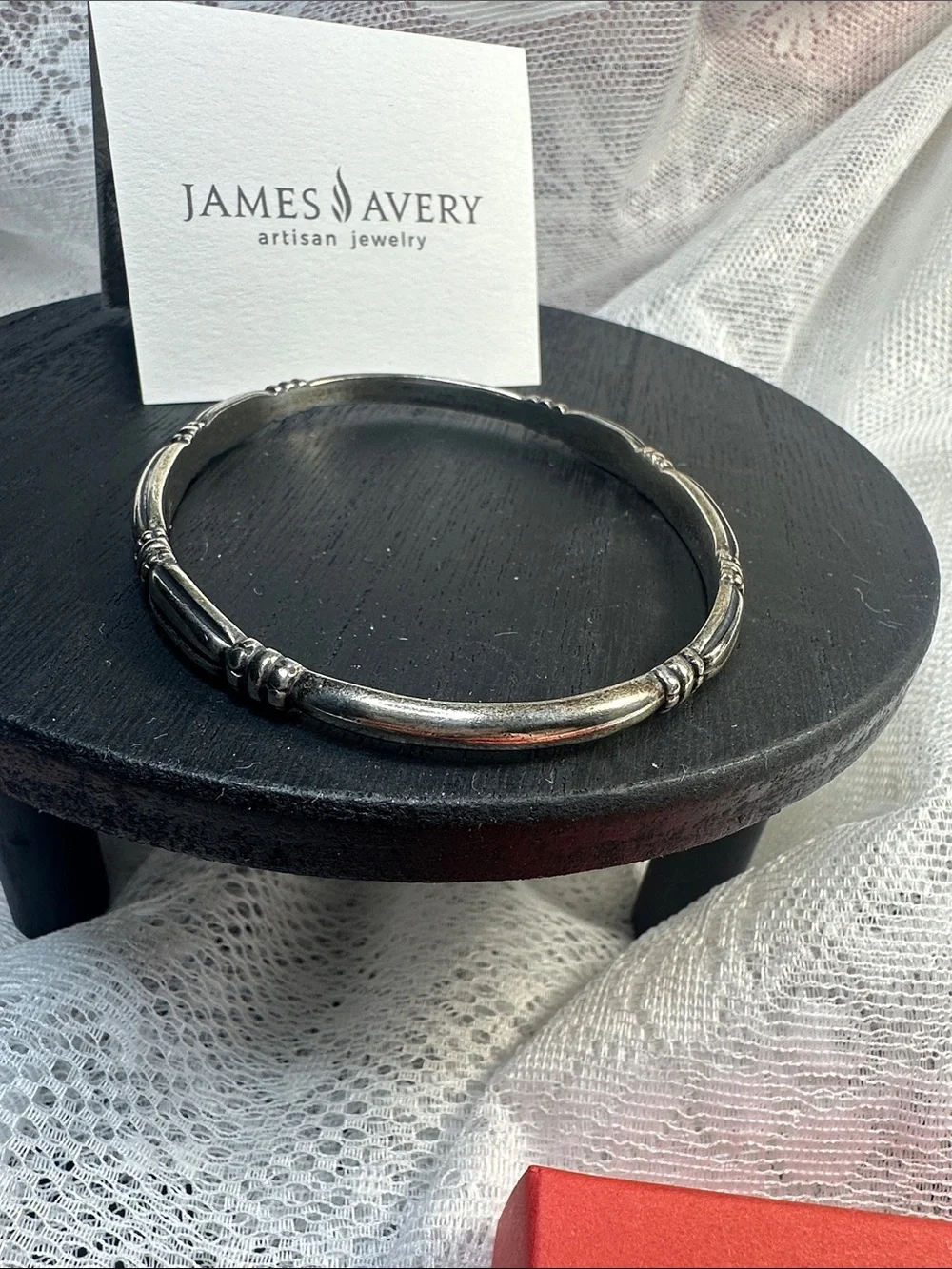 RARE James Avery bracelet bangle sterling silver